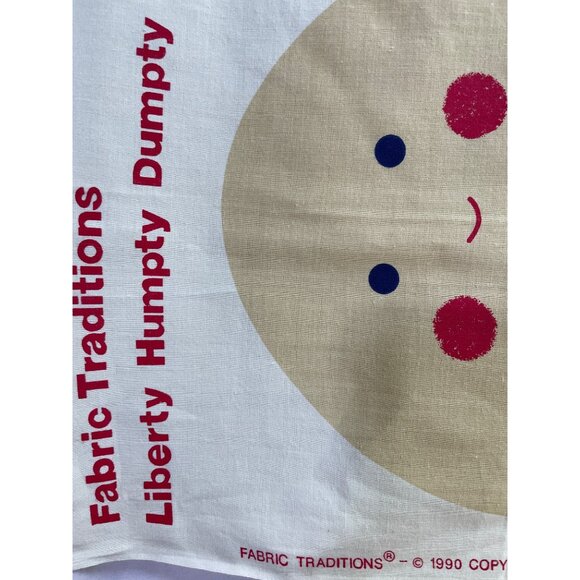 Fabric Traditions Liberty Humpty Dumpty Vintage 1990 Cloth Doll Craft Pattern - Picture 6 of 7